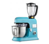 Kitchencook - Expert_xl_blue - Robot Pétrin 6,5l - 1300w - Blender Verre 1,5l
