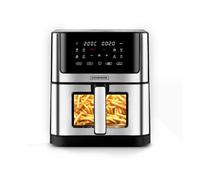 Kitchencook - Friteuse Sans Huile 8l - 8 Programmes - Minuterie Numérique - Thermostat Réglable - 1800w - Inox