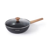 Kitchencook - Julia St24 Tfi - Poêle À Sauter 24cm - Revêtement Céramique - Couvercle Inclus