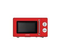 Kitchencook - Kmo20 Retro Red - Micro-ondes 20l Rétro - 700w - Commandes Mécaniques