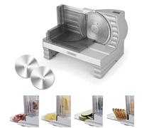 KitchenCook - Trancheuse électrique Mslicex - avec double lames inox