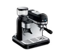 Kitchencook - Machine à Expresso Avec Broyeur - Pression 19 Bars - Arrêt Automatique - Buse Inox - 2 Filtres - Plateau Chauffant