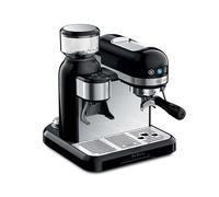 Kitchencook - Machine à Expresso Avec Broyeur - Pression 19 Bars - Arrêt Automatique - Buse Inox - 2 Filtres - Plateau Chauffant