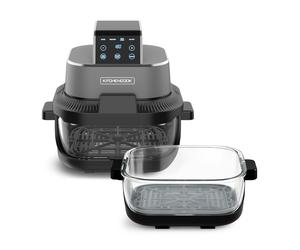 KITCHENCOOK MODELE CRISPX FRITEUSE A AIR PANORAMIQUE AVEC BOLS EN VERRE