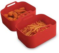 Kitchencook - Panier Silicone Rectangulaire, Lot De 2