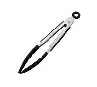 Kitchencook Pince27 - Pince alimentaire 27 cm - Acier et silicone - Résistante chaleur 200°C - Polyvalente