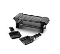 KitchenCook Appareil à raclette 2 pers 350 W – grill amovible antiadhésif, 2 poêlons, poignée