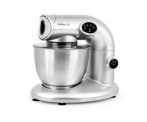 Kitchencook - Robot Pétrin 5l - 1000w - 4 Vitesses - 3 Fonctions - Fouet - Mélangeur - Crochet - Couvercle Antiprojections