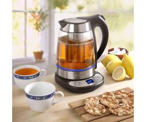 Kitchencook TEA_TIME bouilloire 1,7 L 2200 W Noir et Argent