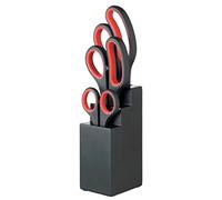KitchenCraft 3-Piece Kitchen Scissors Set and Storage Block