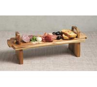 KitchenCraft Artesà Table de cuisine Plateforme de bois d'acacia Décoration 37 cm x 12 cm x 13 cm