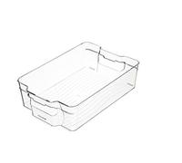KitchenCraft Bac de Rangement en Plastique, 31.5 x 21 x 9 cm, Transparent