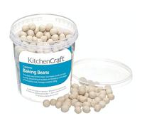 KitchenCraft - Billes de Cuisson en Céramique dans leur Pot en Plastique, 500 g - Couleur Beige