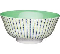 Kitchencraft Bols à rayures marocaines, 15,5 cm (6 ") (Set of 4), Céramique, Multi/couleur, 15,5 x 15,5 x 7,5 cm (15,5 x 15,5 x 7,5 cm)