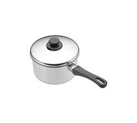 KitchenCraft - Casserole Profonde avec Couvercle, Acier Inoxydable, Compatible Induction, 12 cm