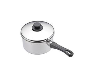 KitchenCraft - Casserole Profonde avec Couvercle, Acier Inoxydable, Compatible Induction, 12 cm