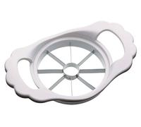 KitchenCraft Coupe-pomme en acier inoxydable, 11 cm (4.5"), blanc