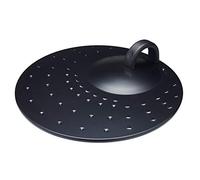 KitchenCraft Couvercle anti-éclaboussures pour poêle à frire avec poignée, couvercle de poêle en métal, résistant au lave-vaisselle 31 cm (12''), noir