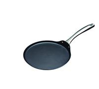 KitchenCraft Crêpière Antiadhésive en Acier au Carbone, Compatible Induction, 24 cm