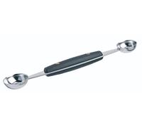 KitchenCraft Cuillère Parisienne à Melon, Double-Tête en Inox,
