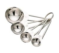 KitchenCraft Lot de 4 cuillèresà mesurer en acier inoxydable