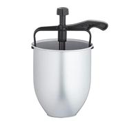 KitchenCraft Distributeur de crêpes Non Collant, Accessoire de Cuisine en métal pour Les Beignets et la pâte, avec Recettes dans Une boîte Cadeau, 12,5 x 1 x 17 cm, argenté