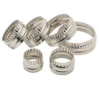 Kitchencraft Coupe-Pâte / Coupe-Biscuits, Acier Inoxydable à Double Tranchant, lot de 6