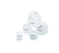 KitchenCraft - Emporte-Pièces 2-en-1 avec Bord Lisse et Bord Ondulé, Set de 7, Blanc