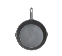 KitchenCraft Flat Round Induction-Safe Cast Iron Griddle Pan, 24 cm (9.5")