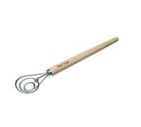 KitchenCraft Home Made - Fouet Danois Mélangeur de Pâte à Pain, Acier Inoxydable, 36 cm