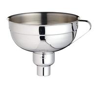 KitchenCraft Home Made Jam Funnel, Adjustable, Stainless Steel, 14 cm