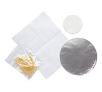 KitchenCraft Home Made Jam Jar Covers for 1 LB Jars (Pack of 24 Wax Discs for Jam Jars, Plus Labels and Covers)