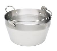 KitchenCraft Home Made Maslin Pan / Jam Pan for Induction Hob, Stainless Steel, 9 Litre