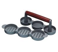 Kitchencraft Home Made Mini Presse à Burger Non Stick, Aluminium, 24.5 X 7 X 8.5 cm