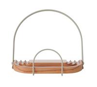 KitchenCraft Idilica Support pour livre de cuisine en bois de hêtre, support réglable pour livre de recettes et tablette, support de lecture, 23 x 18 x 9cm