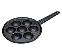 Kitchen Craft Kcdanpan Poêle À Crêpes, Fonte, Noir, 20 Cm