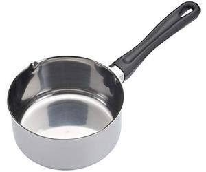 KitchenCraft Induction-Safe Stainless Steel Milk Pan, 14 cm (5.5")