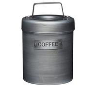 KitchenCraft Industrial Kitchen - Pot à Café Vintage en Métal, Style Industriel, 1 L, Gris