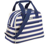KitchenCraft Lulworth 11.5 Litre Blue Stripe Cool Bag