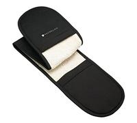 KitchenCraft MasterClass Deluxe Double-Gant de Cuisine, Coton, Noir