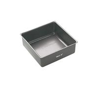 KitchenCraft MasterClass Moule à gâteau carré antiadhésif avec fond amovible, 15 cm
