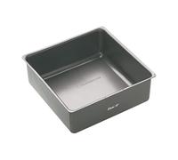KitchenCraft MasterClass - Moule à gâteau carré - antiadhésif avec fond amovible - 23 cm