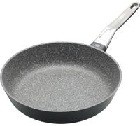 KitchenCraft MasterClass Poêle en fonte d'aluminium pour plaques à induction, revêtement antiadhésif, 26 cm (10"), Gris