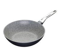 KitchenCraft MasterClass - Wok Antiadhésif en Fonte d'Aluminium, Compatible Induction, 28 cm