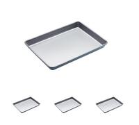 KitchenCraft Moule à Gâteau/Moule à Manqué avec Revêtement Non-adhésif (33 x 24 cm) (Lot de 4)