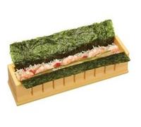 KitchenCraft World of Flavours - Kit de Fabrication de Sushis, Livret de Recettes Inclus, Coffret Cadeau, Jaune, 23 x 6 x 7 cm
