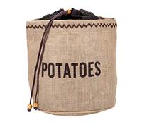 KitchenCraft Natural Elements - Sac à Pommes de Terre en Toile de Jute, Marron, 25 x 25 x 24 cm