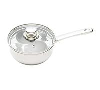 KITCHENCRAFT POCHEUSE À OEUFS 2 OEUFS COUVERCLE TRANSPARENT ACIER INOXYDABLE 16 CM Transparent