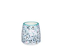 KitchenCraft Petit Pot à Plantes d'intérieur, Design Terrazzo décoratif, céramique, Multicolore, 11 x 12 cm