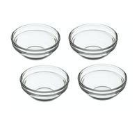 KitchenCraft Petits Bols à Sauce/Ramequins en Verre, 55 ML, Lot de 4